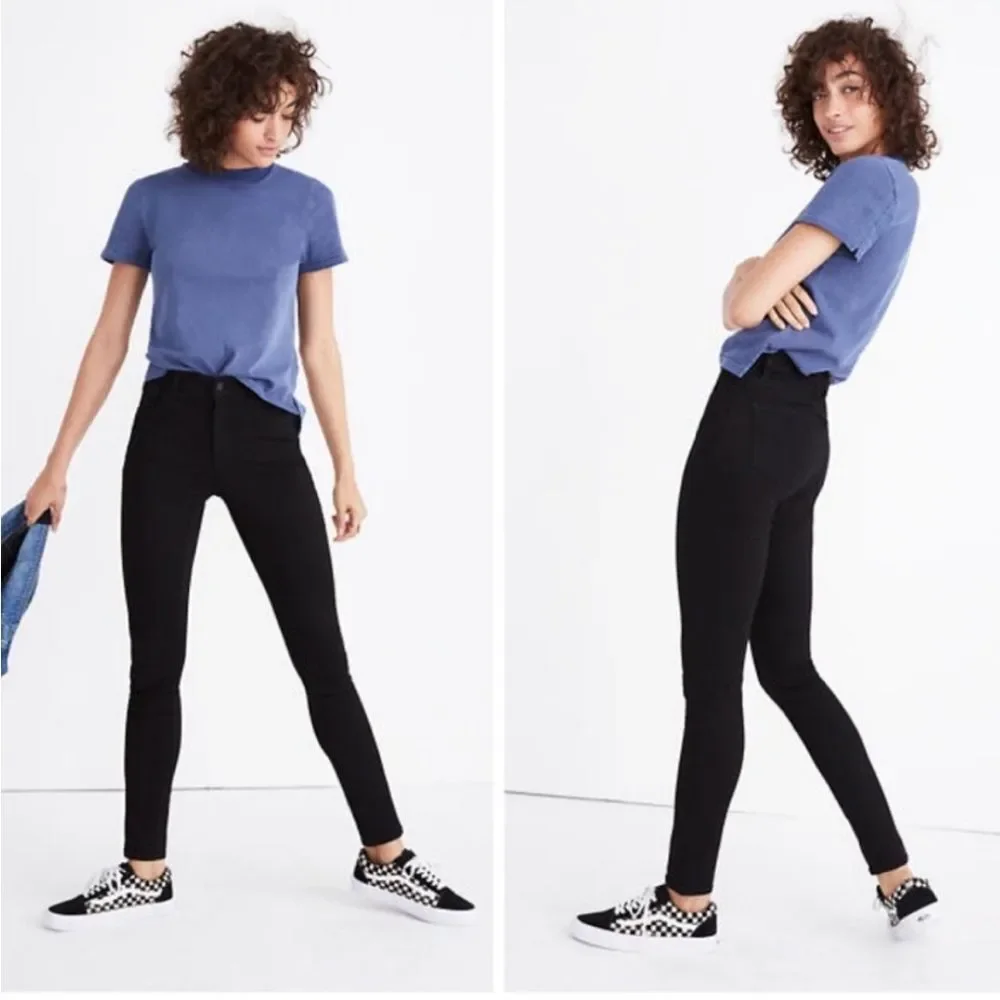 MADEWELL Roadtripper Black Denim Skinny Jeans Women's 31T